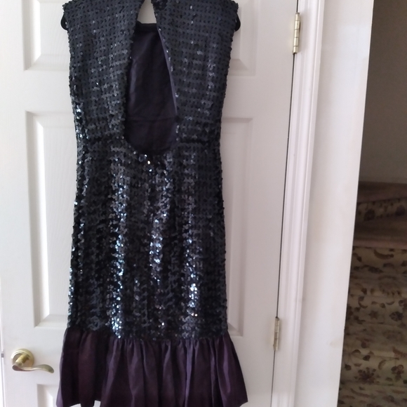 Women's black sequin dress - Picture 2 of 6